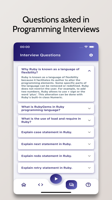 Learn Ruby - OnePercent Screenshot
