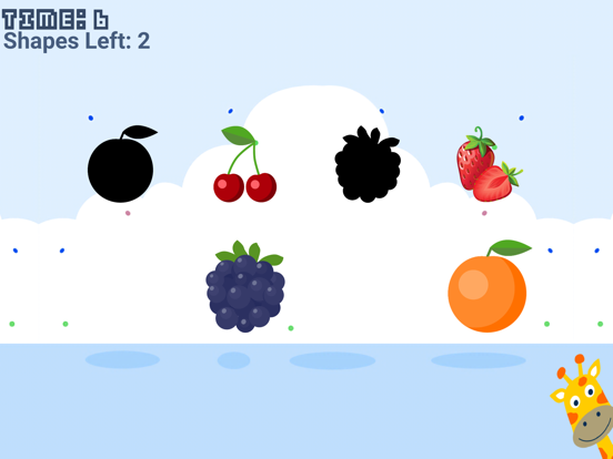 Screenshot #6 pour Match Fruits Shapes for Kids