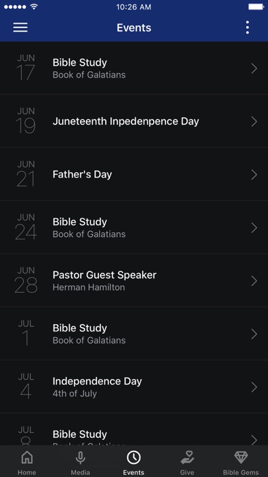 Maranatha Christian Center Screenshot