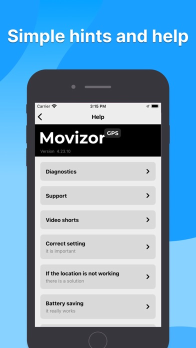 Movizor GPS locator & tracker Screenshot