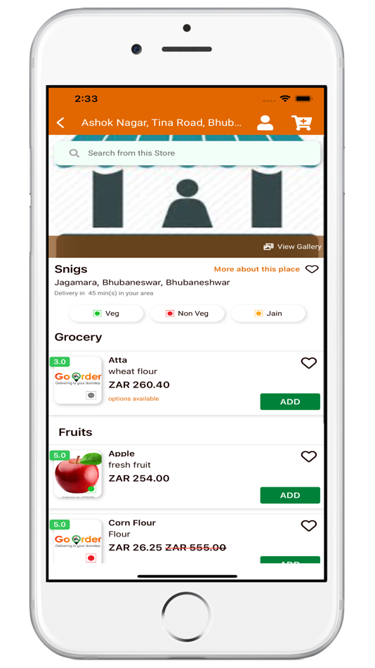 #5. Go Order SA Delivery (iOS) بواسطة: Gaurav Dash