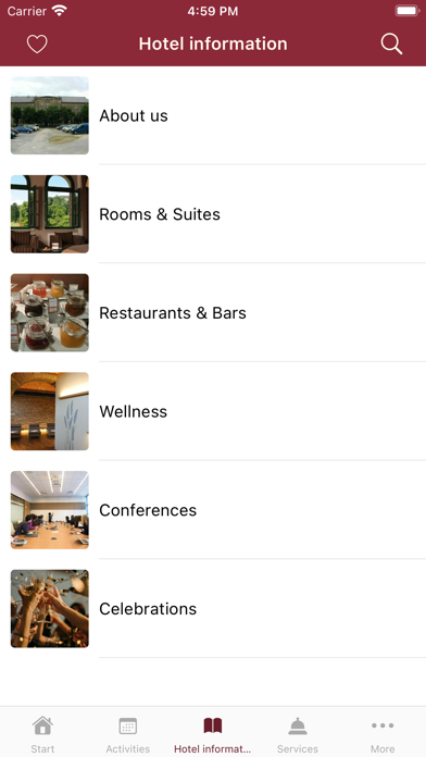 Schlosshotel Blankenburg Screenshot