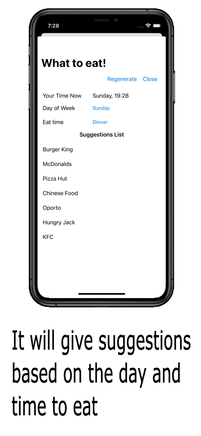 eatSuggester - Food Suggestion