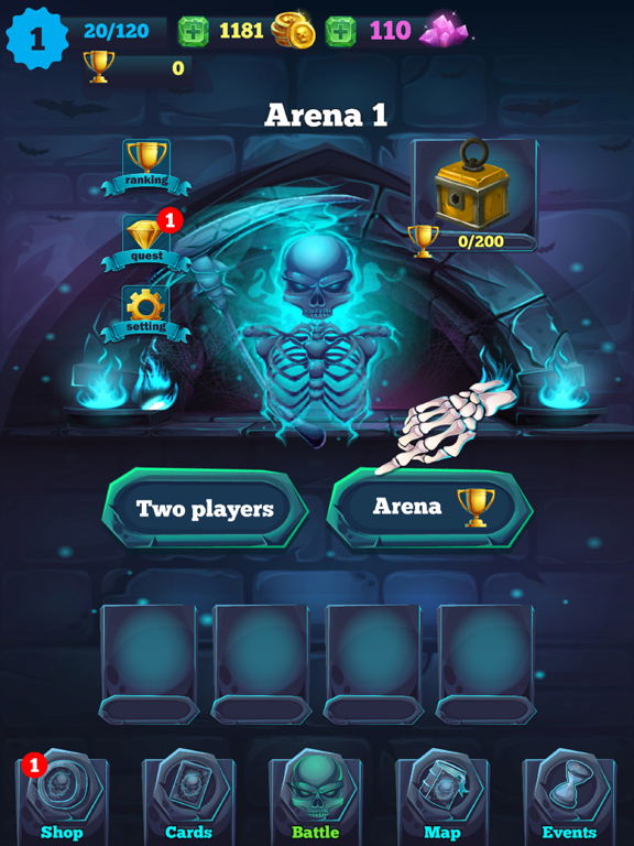 Screenshot #4 pour Hero Cards Battle - Slots Way