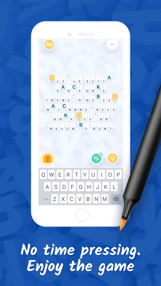 #4. Cryptoquotes: quote cryptogram (iOS) 来自: Severex