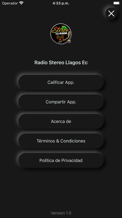 Radio Stereo Llagos Ec Screenshot