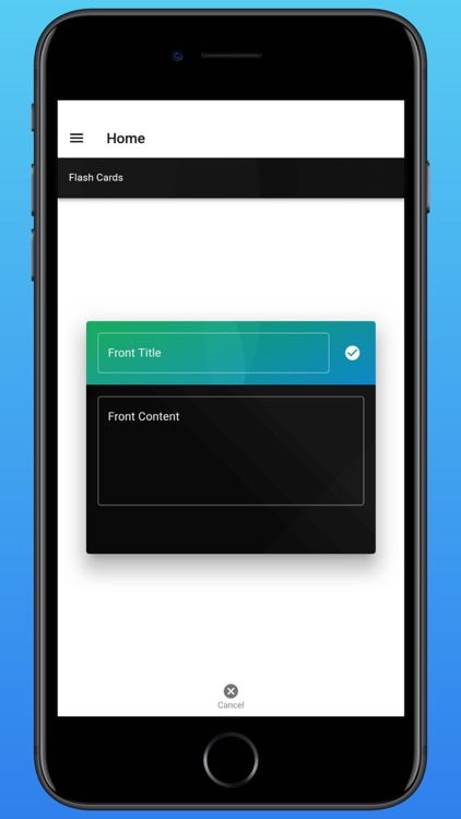 Flashcards Maker App