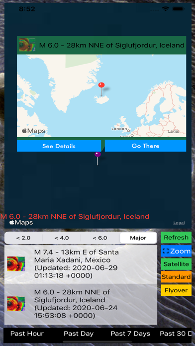 Instant USGS Earthquake Liteのおすすめ画像3