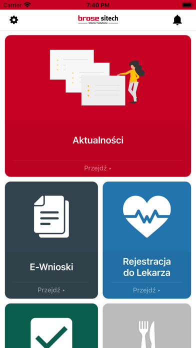 Brose Sitech App Screenshot