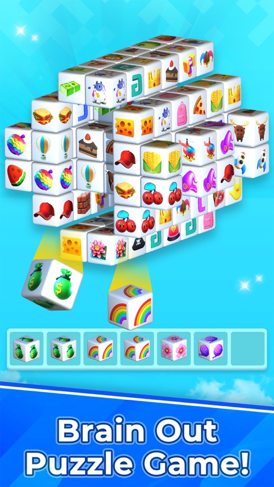 #3. Cube Tile Match 3D Master (iOS) 由: Hiren Gabani