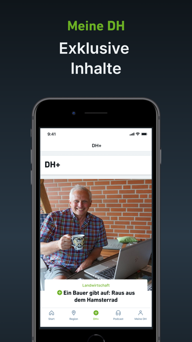 DH - Nachrichten und Podcast Screenshot