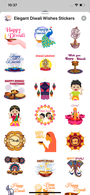 Elegant Diwali Wishes Stickers(圖1)-速報App