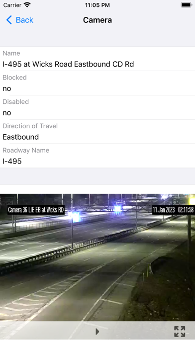 New York Road Report Screenshot