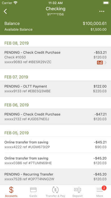 UARK FEDERAL CREDIT UNION Screenshot