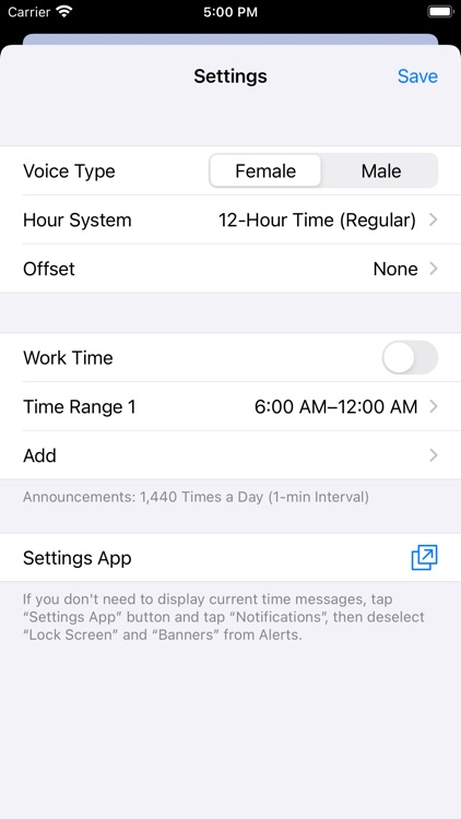 Japanese Voice Over Clock