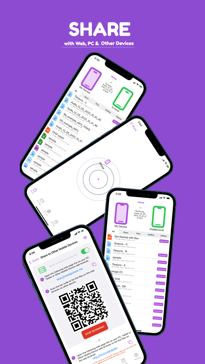 OneTap Share - Files Sharing