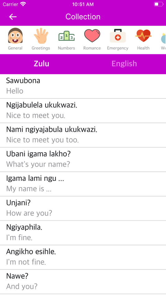 Zulu English Dictionary - 1.0 - (iOS)