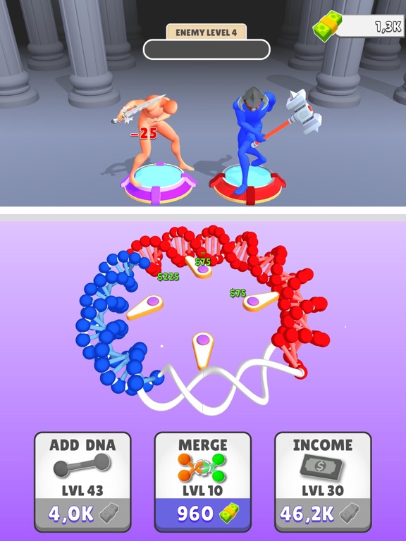 Screenshot #6 pour DNA Evolve Clicker