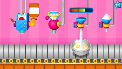 Cooking colorful cupcakes game Screenshot