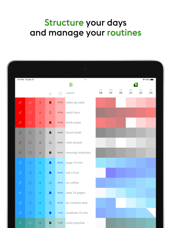 everyday - Habit Tracker iPad screenshot 6 - Productivity app