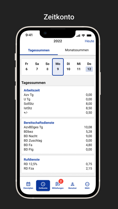 TIMEOFFICE mobile Screenshot