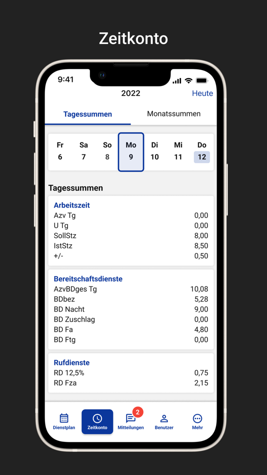 #6. TIMEOFFICE mobile (iOS) 由: Pradtke GmbH