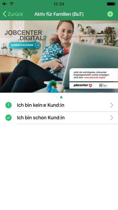 jobcenter ME-aktiv Screenshot