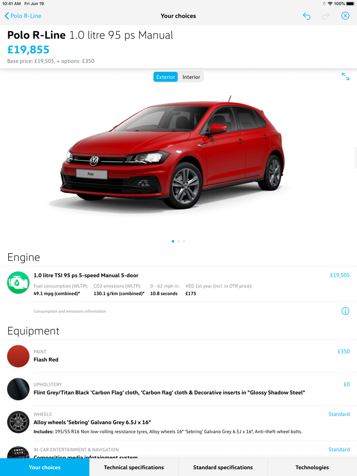 Volkswagen UK Car Configurator