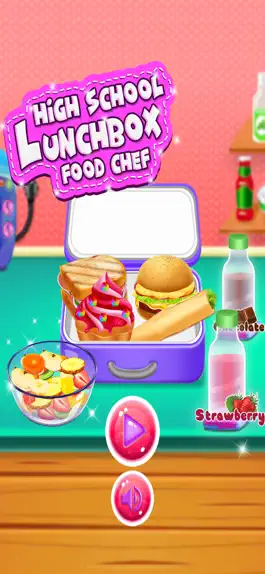 Game screenshot High School Lunchbox Food Chef mod apk