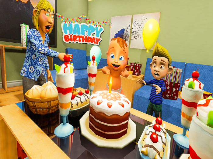 Virtual Baby Dream Family Game