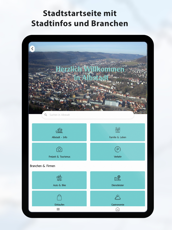 Region in der Tasche