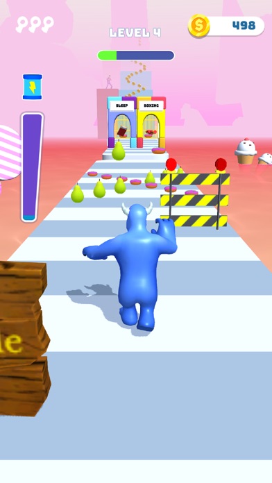 Blue Monster Run Screenshot