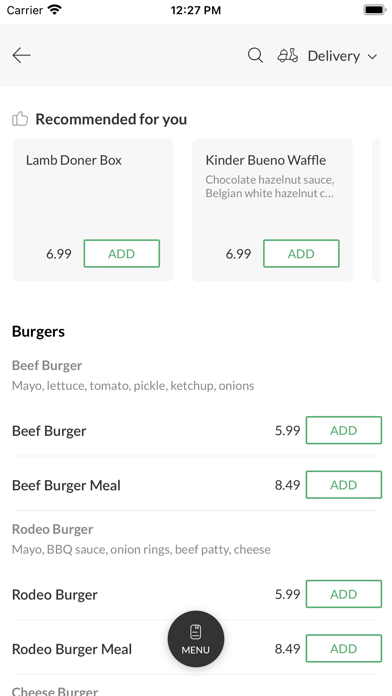 Doner & Desserts Screenshot