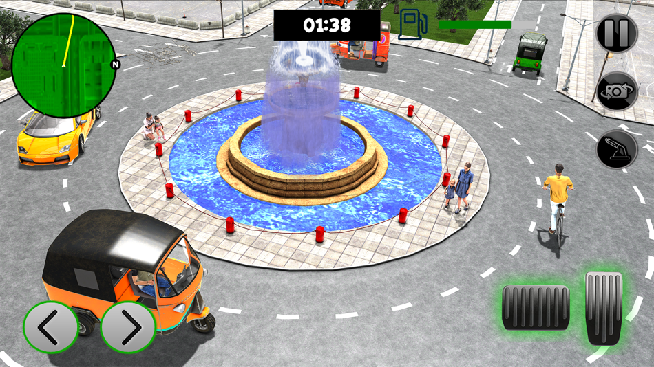 #4. Tuk Tuk Auto Rikshaw Taxi Game (iOS) Podle: elinx technologies