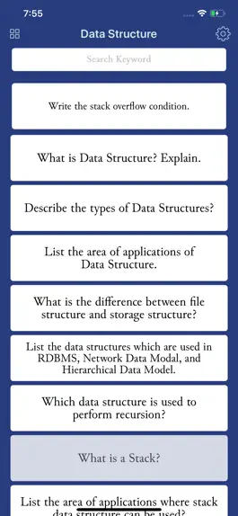 Game screenshot Data Structures Interview Ques mod apk