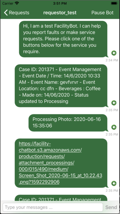 Screenshot #3 pour Givaudan FacilityBot