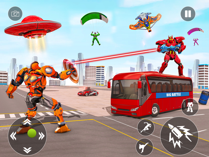 Multi Robot War Car Robot Game