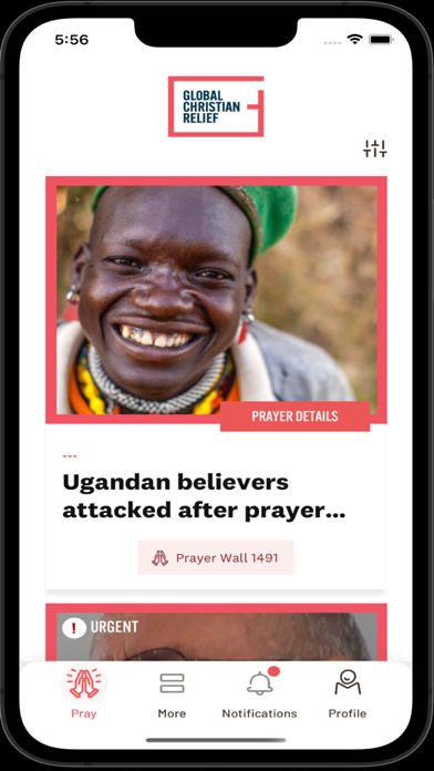 GCR Prayer App Screenshot