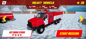 USSR Winter Rescue Fire Trucks screenshot #2 for iPhone