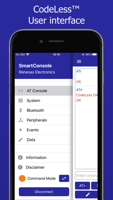 Renesas SmartConsole Screenshot