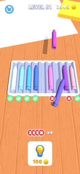 Game screenshot Color Pencil Sort apk
