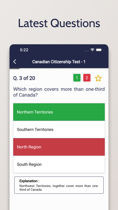 Canadian Citizenship Test Prep Screenshot