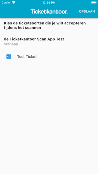 Ticketkantoor Screenshot