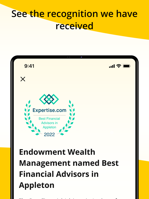 Screenshot #6 pour Endowment Wealth Management