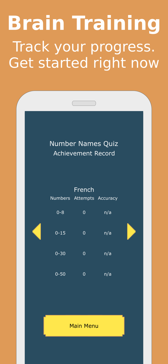 Number Names Learning Game