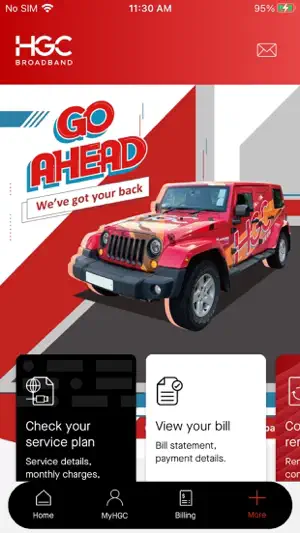 MyHGC App screenshot 2