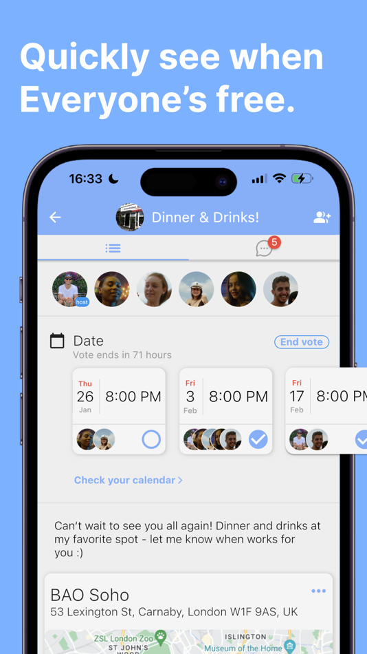 #2. Planou - Plans with friends (iOS) 由: Justus Mulli