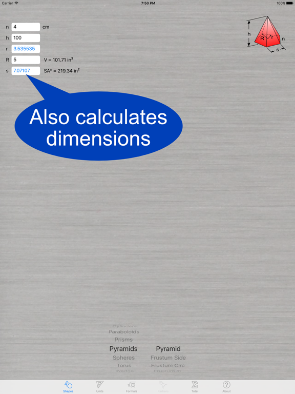 Volume Calculatorのおすすめ画像3