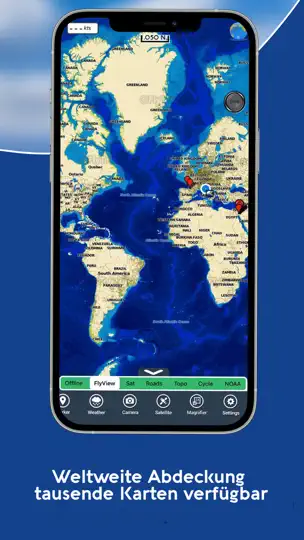 Screenshot von AIS Maps: Marine & Lake Charts auf dem iPhone 5