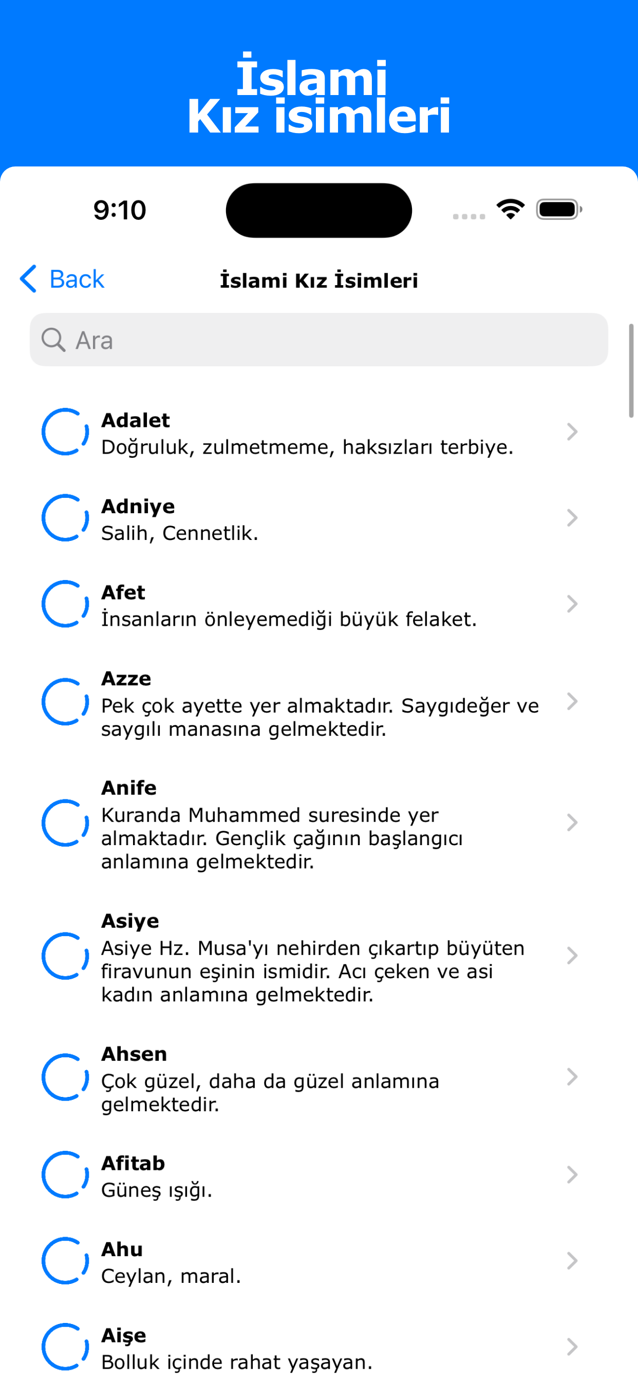 Cuspart: Huzur App